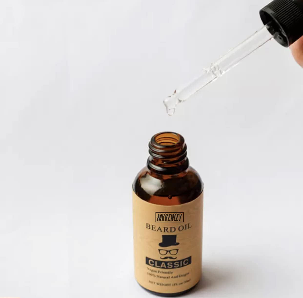 MKKENLEY Beard Growth Oil for Thicker Facial Hair
