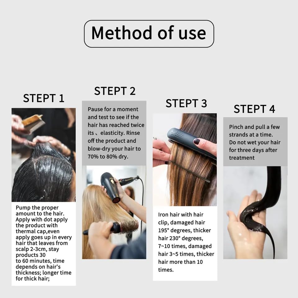 MKKENLEY Brazilian Keratin Treatment for All Hair Types