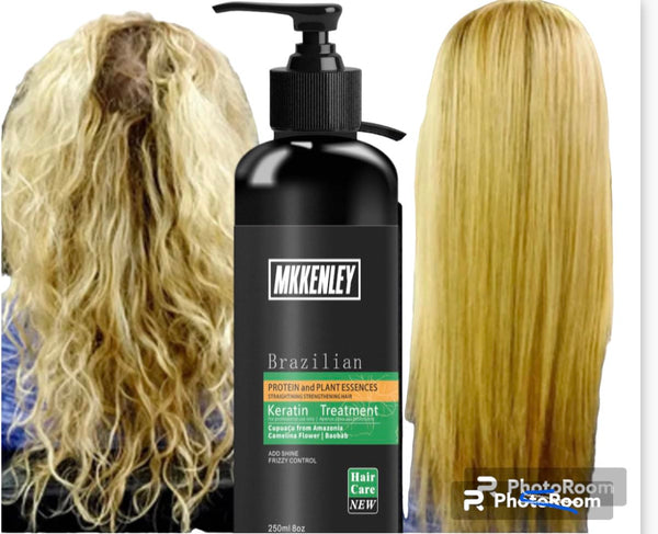 MKKENLEY Brazilian Keratin Hair Treatment For All Hair Types