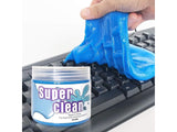 4 PACK- Keyboard Slime Dust Cleaner - Reusable Gel for Phones, Laptops, & More (Blue)