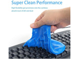 4 PACK- Keyboard Slime Dust Cleaner - Reusable Gel for Phones, Laptops, & More (Blue)