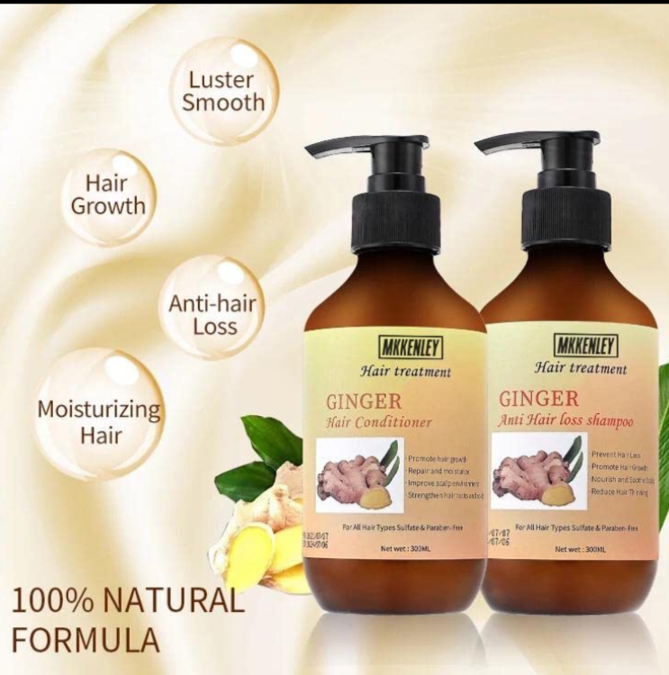 Hair Growth Shampoo, Conditioner, Serum Set